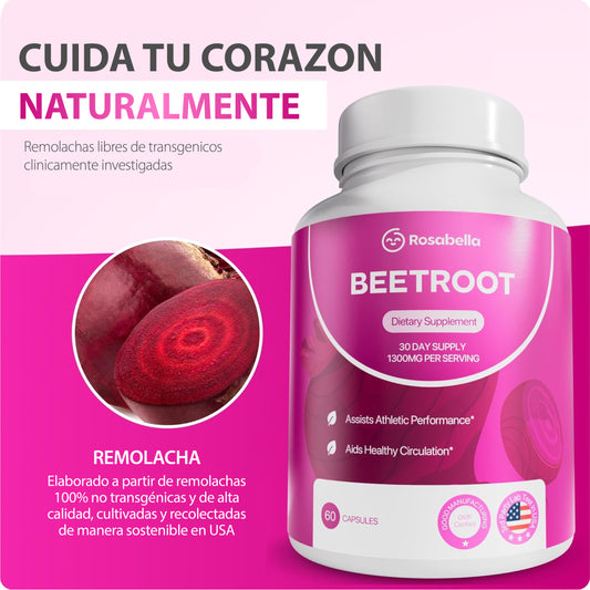 BEETROOT - Cápsulas de betarraga